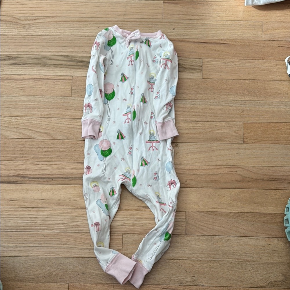 Baby Girl's Circus Print Pajamas